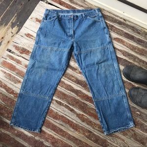 Dickies Relaxed Fit Double Knee Jeans Mens Size 40x30